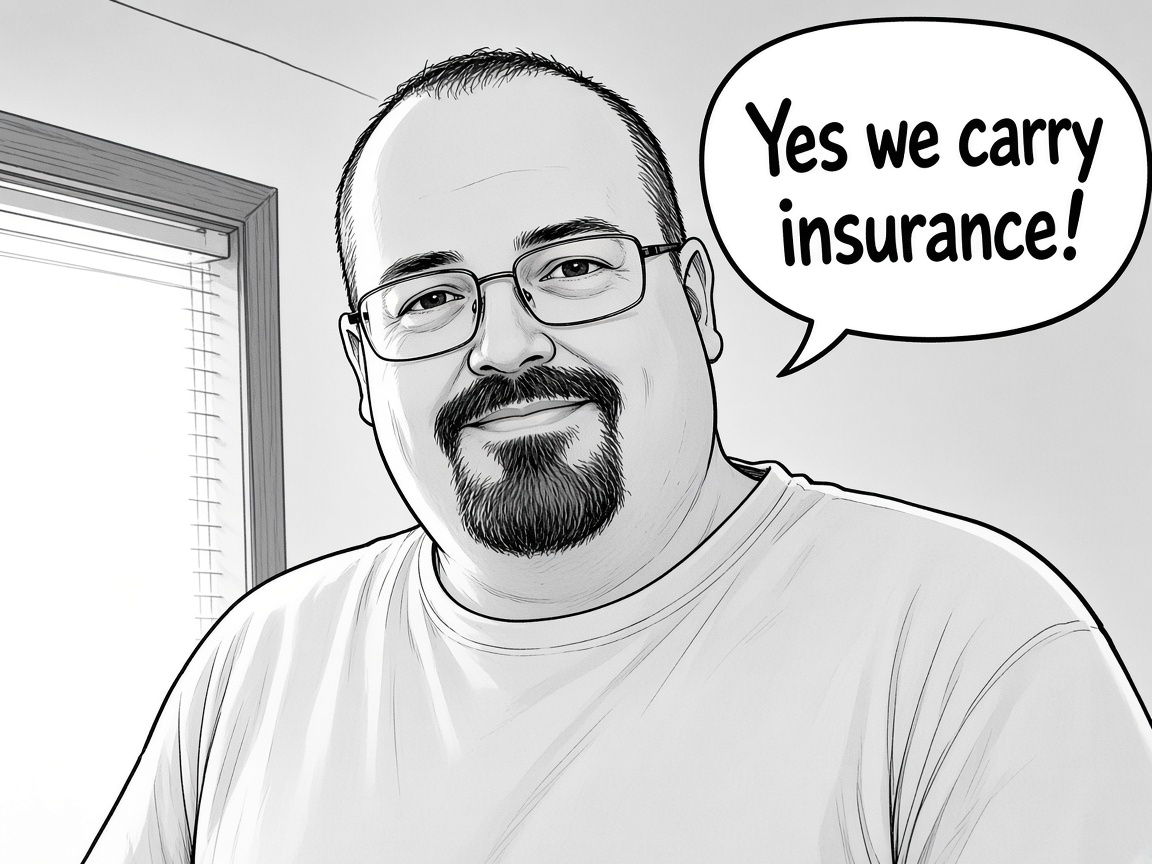 Andrew saying yes we carry insurance